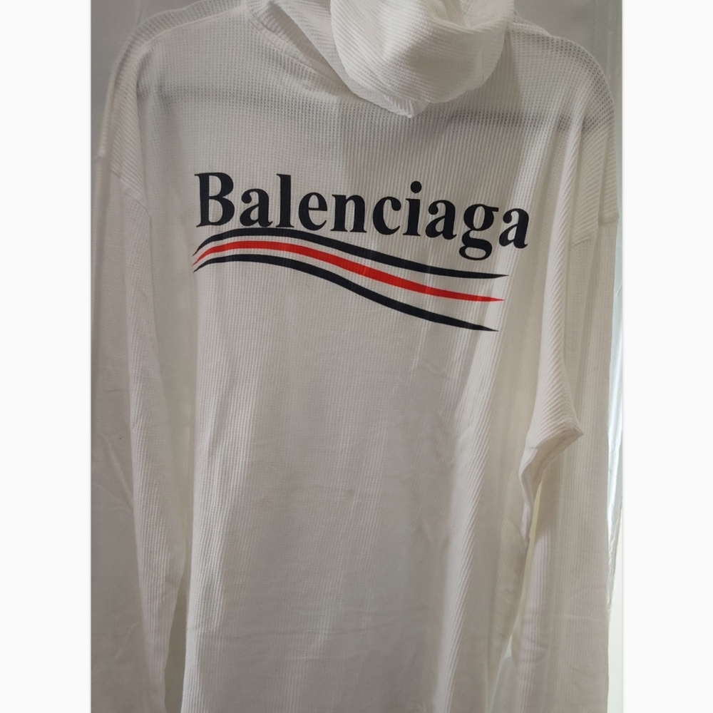 (NWT) MEN/UNISEX 2X LONGSLEEVE HOODIE BY: BALENCIAGA